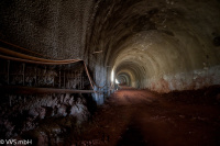 Innenansicht des Spitzeichtunnels