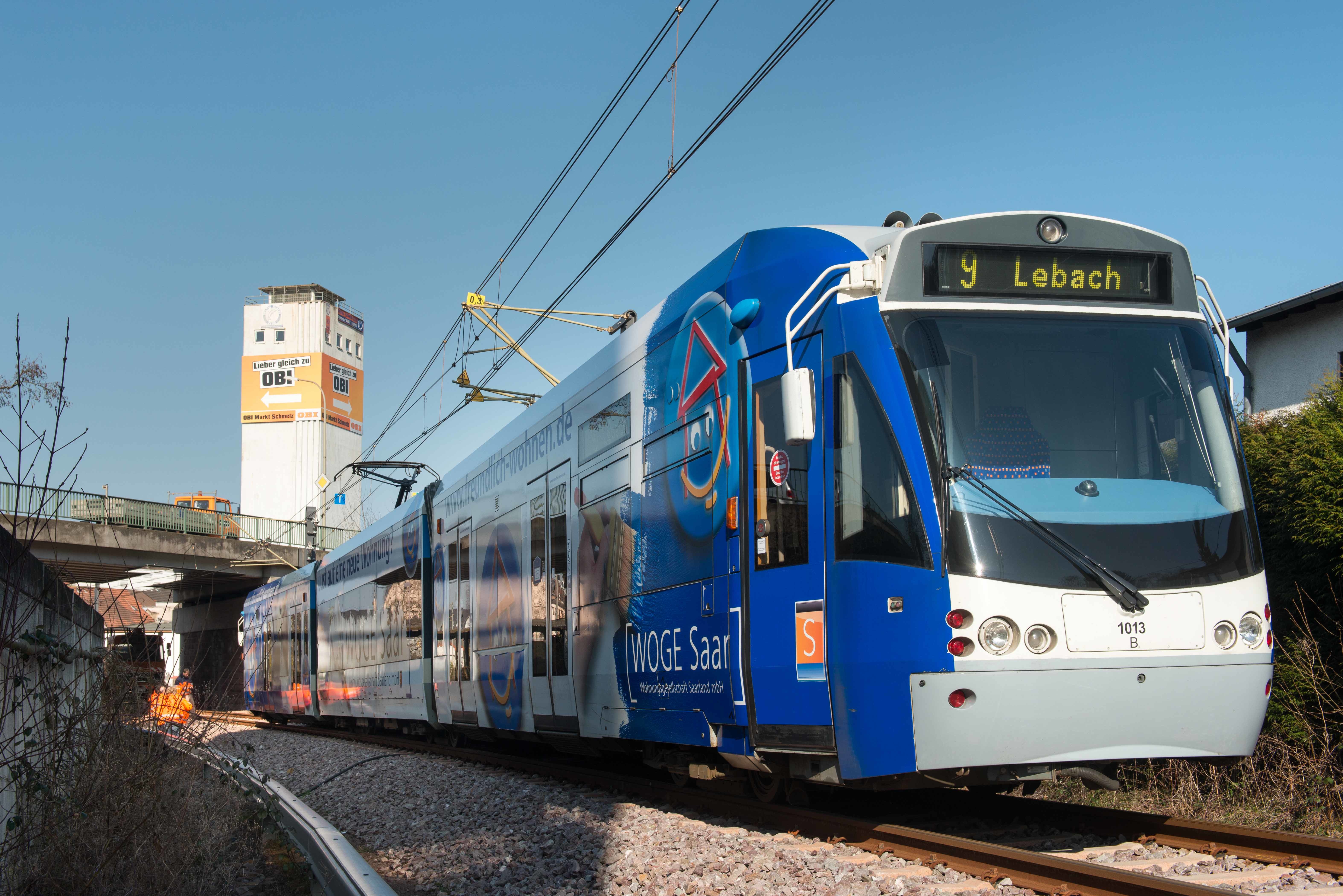 Testfahrt Saarbahn 25. April 2014