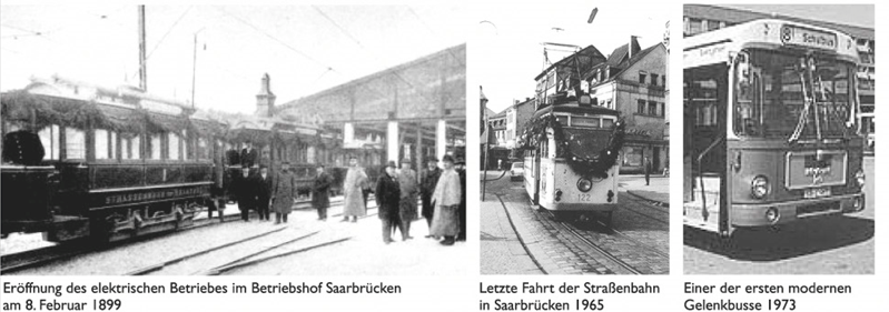 Historische Saarbrücker Straßenbahnen