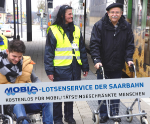 Mobia-Lotsenservice der Saarbahn Mobia-Lotsenservice der Saarbahn