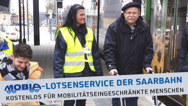 Der Mobia-Lotsenservice der Saarbahn Der Mobia-Lotsenservice der Saarbahn