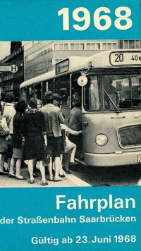 Fahrplanbuch 1968