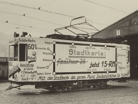 Reklamewagen, Betriebshof Saarbrücken, 1936
