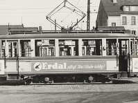 Triebwagen 71 mit "Erdal-Werbung", 1959