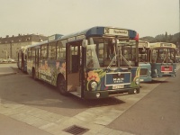 MAN Bus Nr. 283 im Betriebshof Saarbrücken, 1975