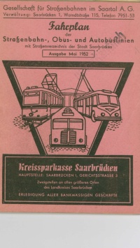 Fahrplanbuch 1952