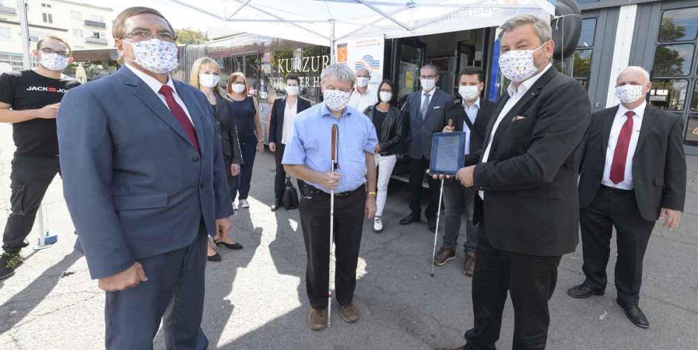 Auftaktveranstaltung am 9.9.2020 am Busbetriebshof 