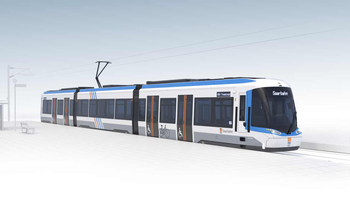 Designentwurf Saarbahn - Neue Fahrzeuge