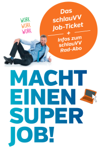 Flyer schlauVV Job-Ticket & Infos zum schlauVV Rad-Abo