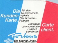 Kunden- und Wochenkarte in französischem Design von 1994 