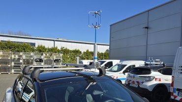 Spezialfahrzeug führt Methanmessungen durch Image